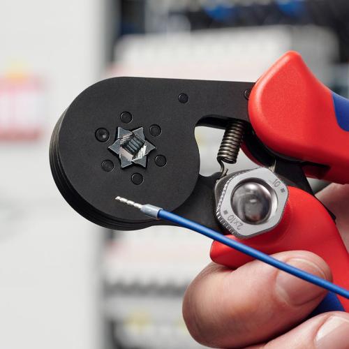Knipex Self-Adjusting Crimping Pliers for Wire Ferrules with Lateral Access 180mm 97 53 14